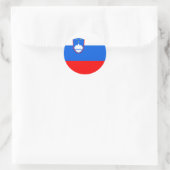 Slovenië Vlag Ronde Sticker (Tas)