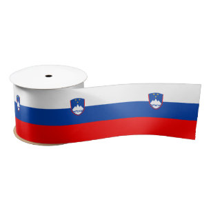 Slovenië Vlag Satijnen Lint