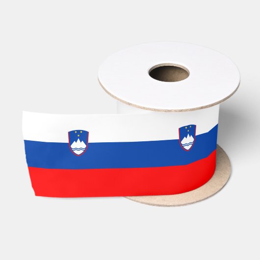 Slovenië Vlag Satijnen Lint (Spoel)