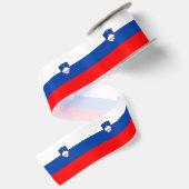 Slovenië Vlag Satijnen Lint (Achterkant)