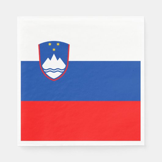 Slovenië Vlag Servet (Voorkant)