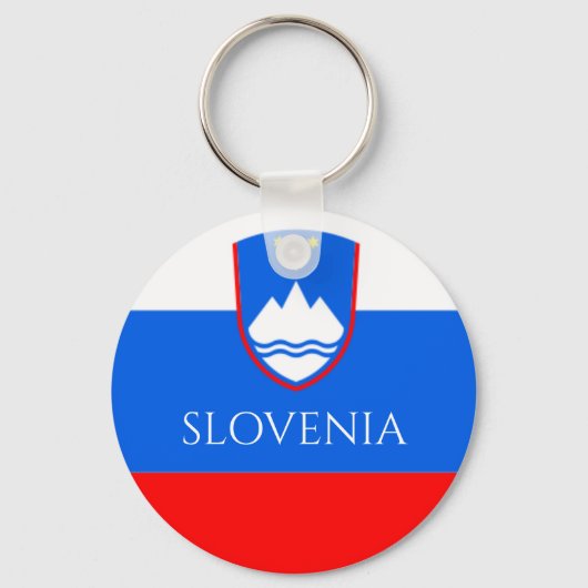 slovenië vlag sleutelhanger (Voorkant)