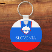 slovenië vlag sleutelhanger (Voorkant)