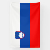 Slovenië Vlag Spandoek (Verticaal)
