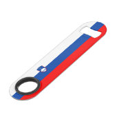Slovenië Vlag Speed Flessenopener (Voorkant Gekanteld)
