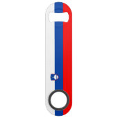 Slovenië Vlag Speed Flessenopener (Voorkant)