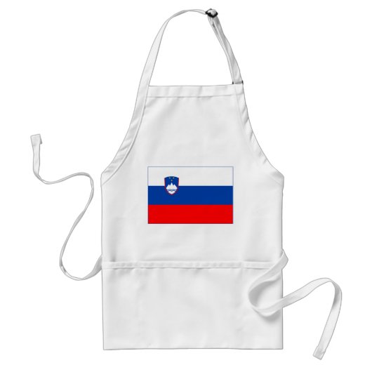 Slovenië Vlag Standaard Schort (Voorkant)