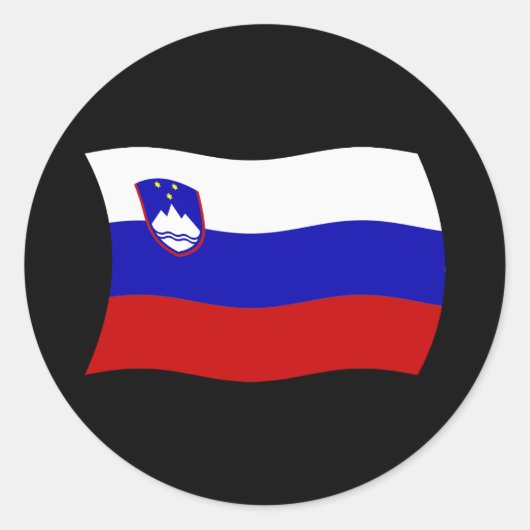 Slovenië Vlag Sticker (Voorkant)