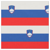 Slovenië Vlag Stof (Close Up)