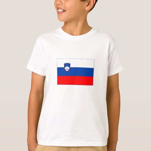 Slovenië Vlag T-shirt (Voorkant)