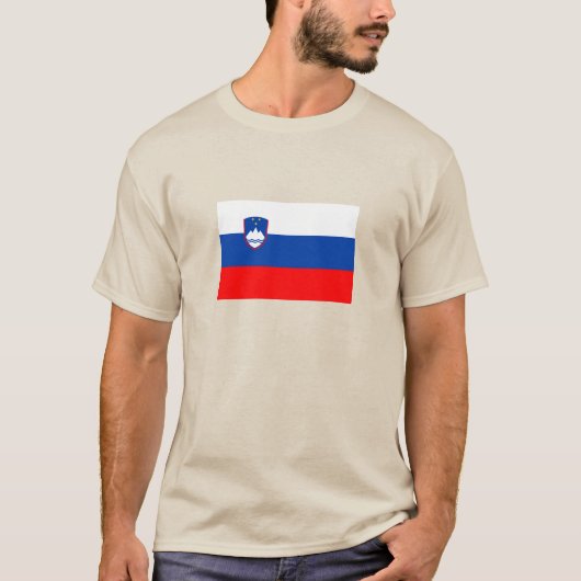 Slovenië Vlag T-shirt (Voorkant)