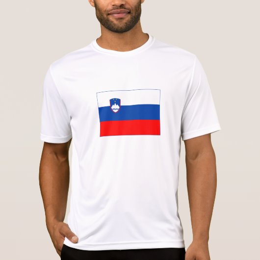 Slovenië Vlag T-shirt (Voorkant)