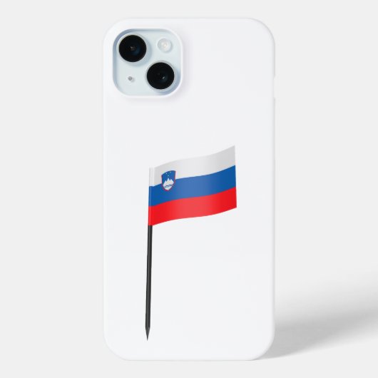 Slovenië vlag tandenstoker Case-Mate iPhone case (Achterkant)