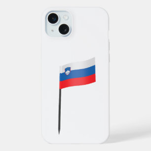 Slovenië vlag tandenstoker iPhone 15 plus case