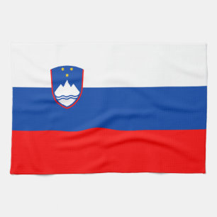 Slovenië Vlag Theedoek