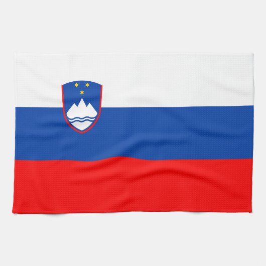 Slovenië Vlag Theedoek (Horizontaal)