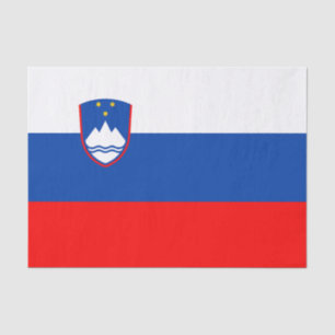 Slovenië Vlag Tissuepapier