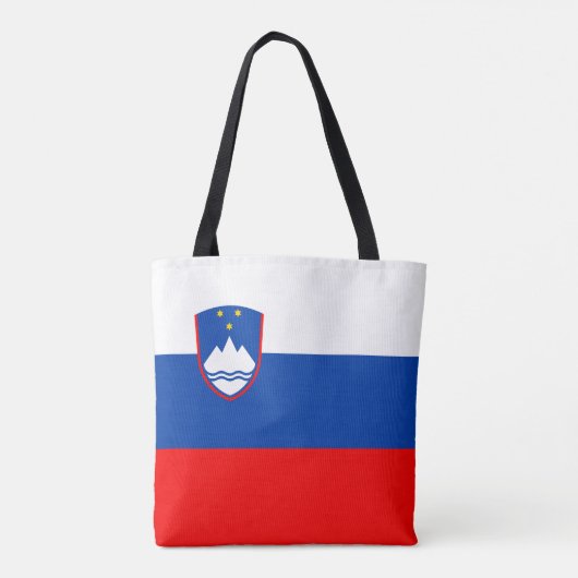 Slovenië Vlag Tote Bag (Achterkant)
