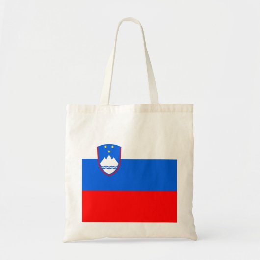 Slovenië Vlag Tote Bag (Voorkant)
