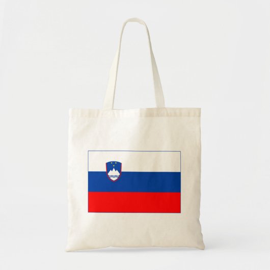 Slovenië Vlag Tote Bag (Voorkant)