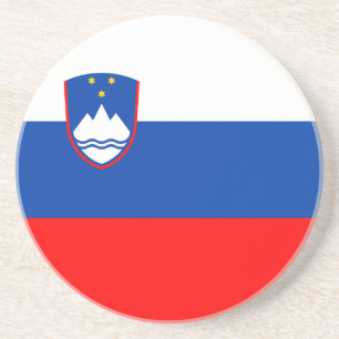 Slovenië Vlag Zandsteen Onderzetter