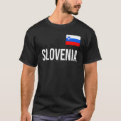 Slovenië Vrouwen Mannen Kinder Slovenië Vlag Souve T-shirt (Voorkant)