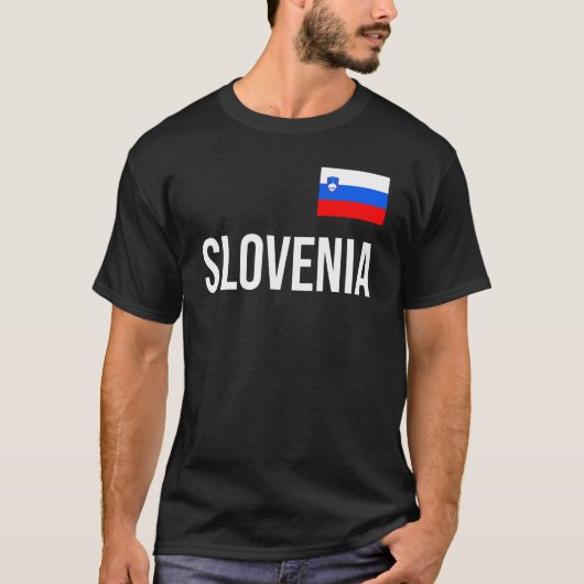 Slovenië Vrouwen Mannen Kinder Slovenië Vlag Souve T-shirt (Voorkant)