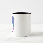 slovenië wapenschild tweekleurige koffiemok (Center)