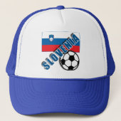 SLOVENIË World Soccer Fan Tshirts Trucker Pet (Voorkant)