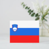 sloveniëlische vlag briefkaart (Staand voorkant)