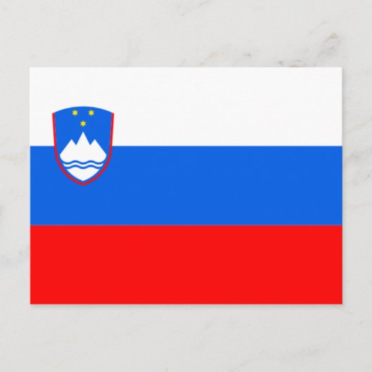 sloveniëlische vlag briefkaart (Voorkant)