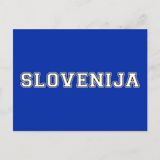 Slovenija Briefkaart (Voorkant)