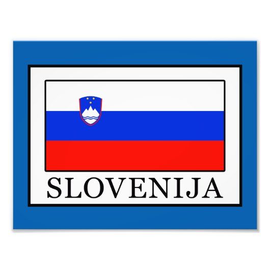 Slovenija Foto Afdruk (Voorkant)