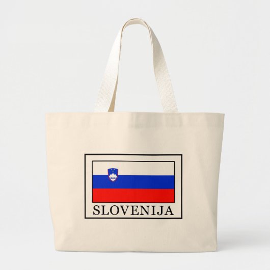Slovenija Grote Tote Bag (Voorkant)