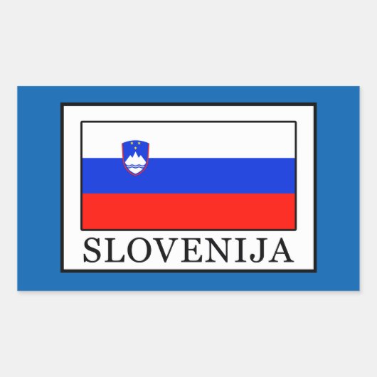 Slovenija Rechthoekige Sticker (Voorkant)