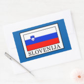 Slovenija Rechthoekige Sticker (Envelop)