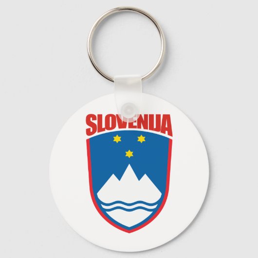 Slovenija (Slovenië) Sleutelhanger (Voorkant)