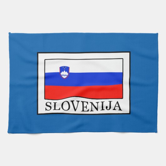 Slovenija Theedoek (Horizontaal)