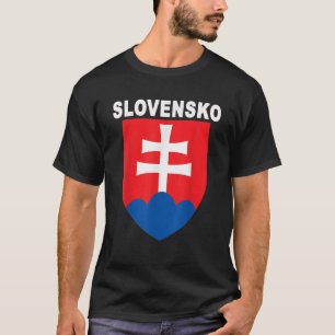 Slovensko Emblem National Slovakia Crest Design T T-shirt