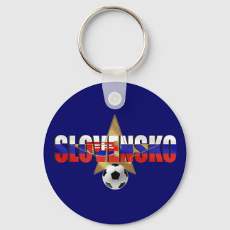 Slovensko football cadeaus voor voetbalsterren sleutelhanger