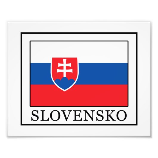 Slovensko Foto Afdruk (Voorkant)
