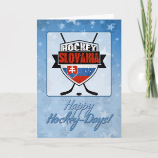 Slovensko Hockey Kaart voor kerstmis