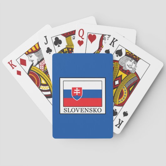 Slovensko Pokerkaarten (Achterkant)