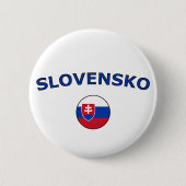 Slovensko Ronde Button 5,7 Cm (Voorkant)