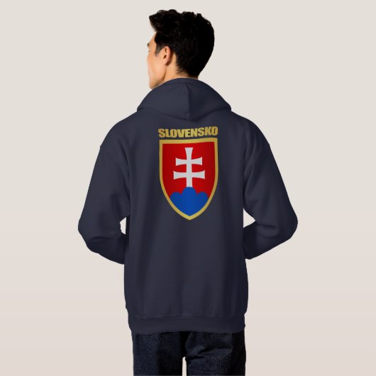 Slovensko/Slowakije COA Hoodie (Achterkant volledig)