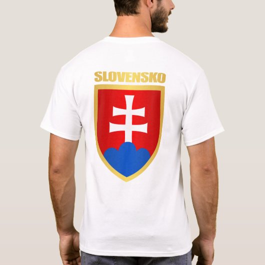 Slovensko/Slowakije COA T-shirt (Achterkant)