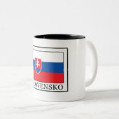Slovensko Tweekleurige Koffiemok (Voorkant rechts)