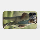 "Slow and Steady: een luiaard gekleed voor golf Case-Mate iPhone Case (Achterkant (horizontaal))
