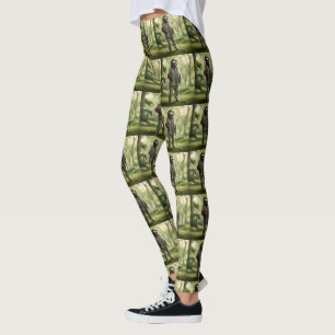 "Slow and Steady: een luiaard gekleed voor golf Leggings