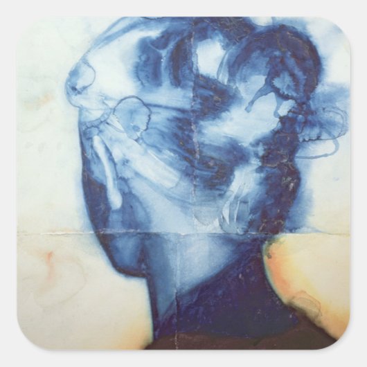 Slow Breathing 2004 Vierkante Sticker (Voorkant)
